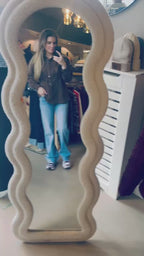 Queen Hearts | Lichtblauwe Wide Leg Jeans