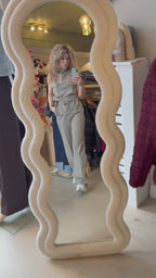 Set met Mouwloze Top en Pantalon | Taupe