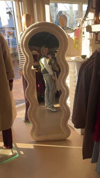 Trendy groen/beige bomberjacket